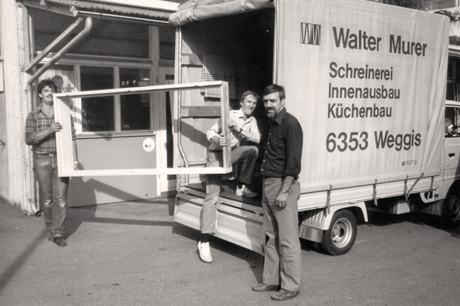 Geschichte Schreiner Walter Murer | MURER + GWERDER AG | Schreinerei - Küchenbau